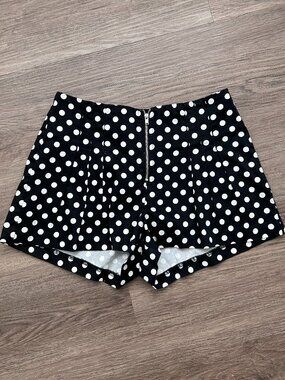 Material Girl Polka Dot Pleat Shorts